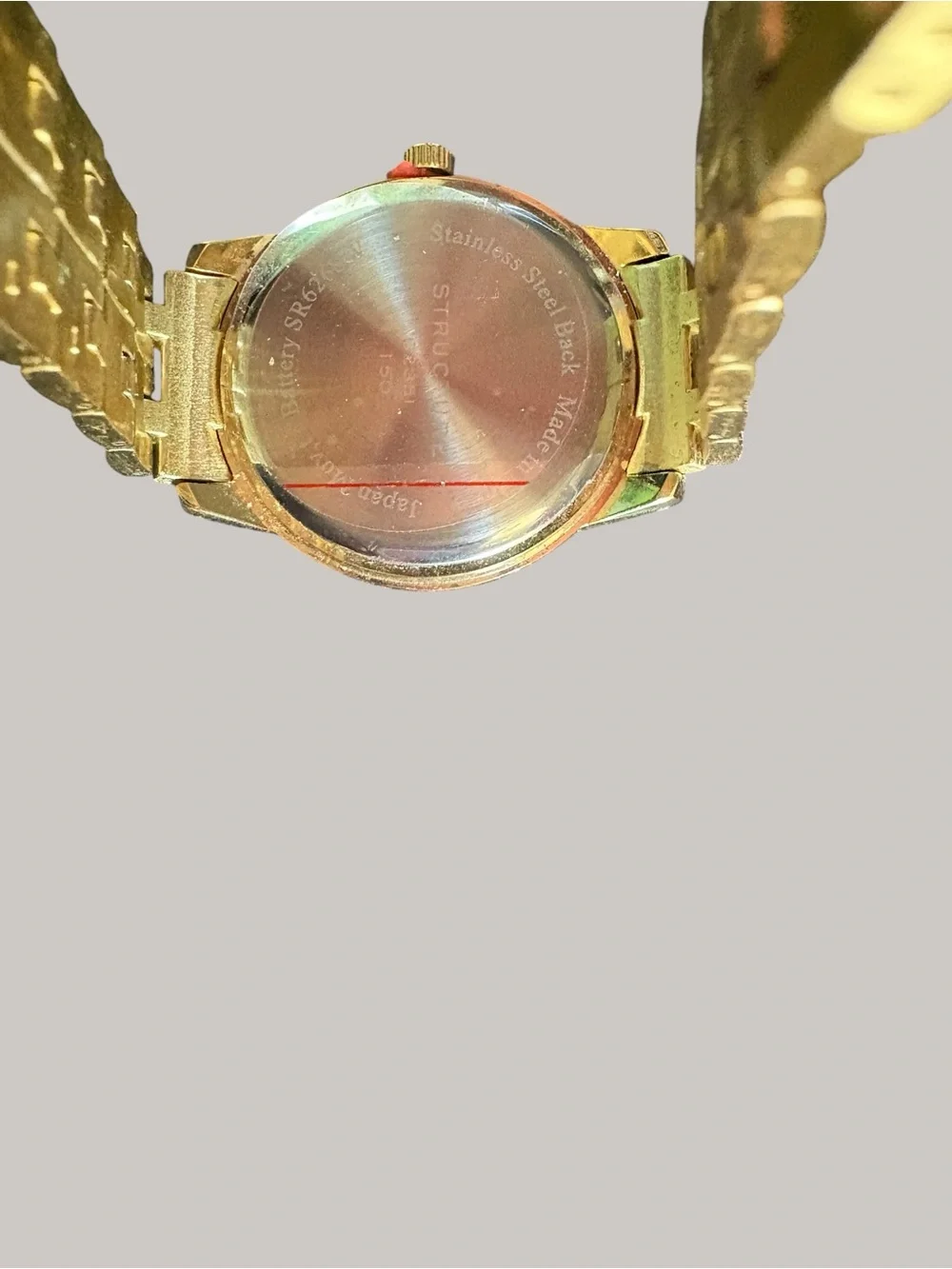 Structure Gold-Tone Men's Analog Bracelet Watch